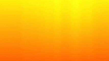 Wall Mural - Golden Gradient Background - This video features a smooth, vibrant gradient that transitions from a warm yellow at the top to a rich orange at the bottom.