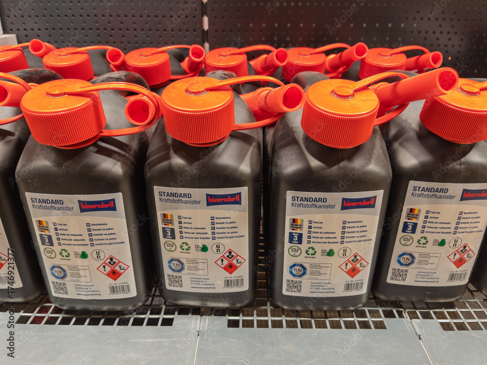 Chemical Containers Examples Chemical Storage Containers for Hazardous Materials Stock Photo | Adobe ...