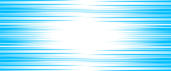 Wall Mural - Vector style blue speed lines background