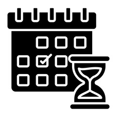 Wall Mural - Modern design icon of timetable 