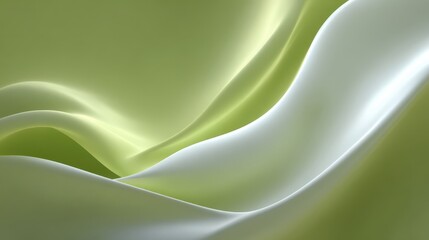 Wall Mural - Soft Green Abstract Background with Beautiful Gradient and Blur Effects