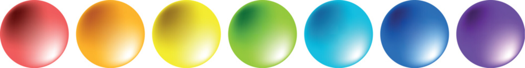 Shiny Glass Ball Sphere Illustration – Glossy 3D Blue and Green Bubble Orb with Light Reflection and Transparent Water Effect Vector Icon Design
