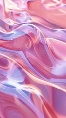 Wall Mural - A vibrant abstract art  featuring a blend of pink and purple colors swirling together in a fluid motion.