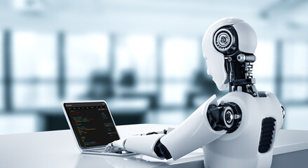 Software development programming on computer screen for modish application and program coding