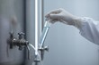 © Pitch Aya - Liquid Check Procedure in Laboratory Test Tube Analysis Research Environment Close-Up View