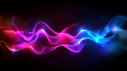 Wall Mural - Abstract Colorful Wave Design