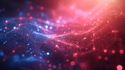 Abstract technology network design for banner background