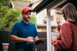 © Drazen - Repairman taking notes while his client is explaining home repair problems to him.
