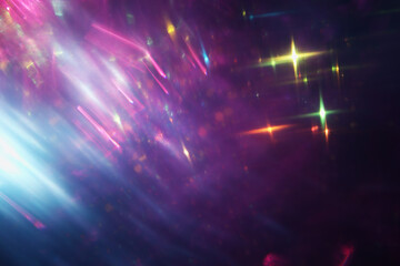 Wall Mural - Abstract lights background, gradient lens flare