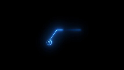 Location HUD icon. Digital location pin icon on dark blue background with futuristic hud elements, representing modern technology and navigation systems for mapping and tracking