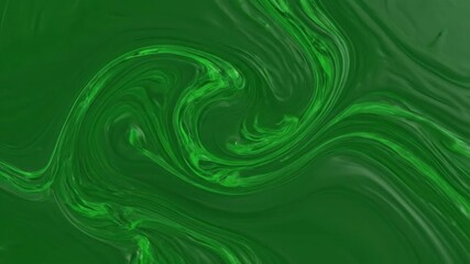 Wall Mural - Seamlessly looping video showing fluid green organic swirling lines creating a mesmerizing and dynamic abstract pattern, suggestive of natural growth or liquid motion backdrop, vibrant, subtle