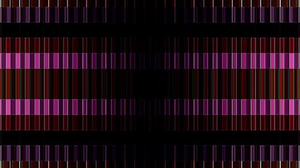 Wall Mural - 3D Abstract shining bright lines set wave, colorful, black background	
