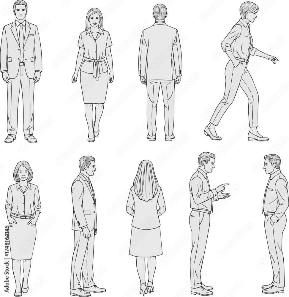 Deferent Position Design Stock-Vektorgrafik „Isolated a kinds of deferent CAD Drawing. Vector ...
