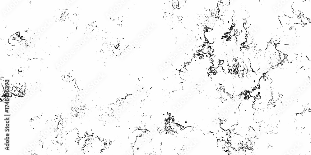 White and black sketch grunge backgrounds to create a distressed grain effect. rough urban texture vector. damaged crack and scratch dust wall texture. black splash on transparent background.