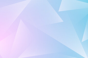 Wall Mural - Abstract gradient geometric background design with transparent triangle polygon pattern, light vector illustration, and paper origami texture for a web template backdrop