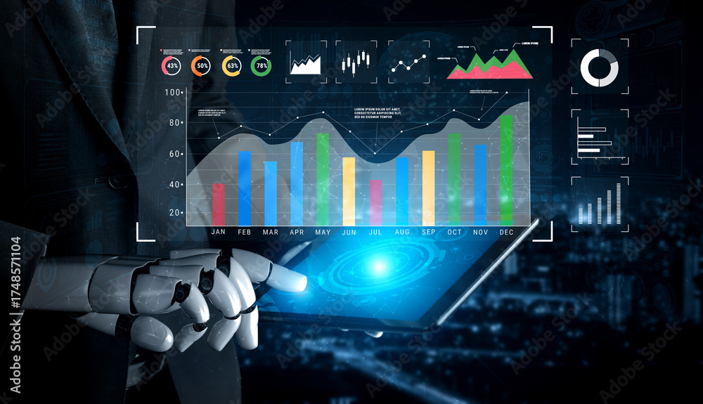 An AI dashboard for business data analysis and performance monitoring ...