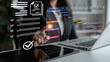 © InfiniteFlow - A project management dashboard for business. The interface features a Gantt chart to visualize the project timeline, task scheduling, and overall progress for efficient workflow. Fermion