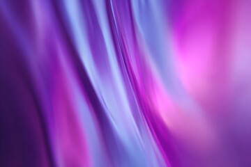 Wall Mural - Colorful waves of purple and blue light create a dreamy abstract background