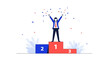 © Selamet - Triumph And Achievement: A Podium Celebration Of Victory And Excellence In Business