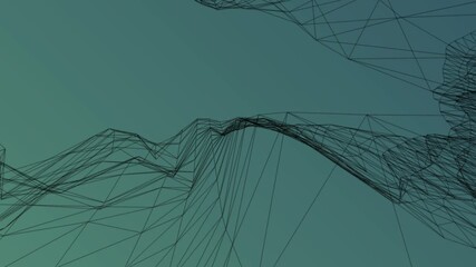 Wall Mural - Abstract Background Concept.4K Particles. Digital and futuristic background.