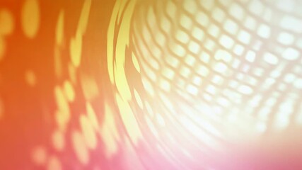 Wall Mural - Abstract glowing lines and dots creating futuristic pattern
