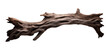 © David Kreuzberg - dark dead driftwood piece isolated on white or transparent png