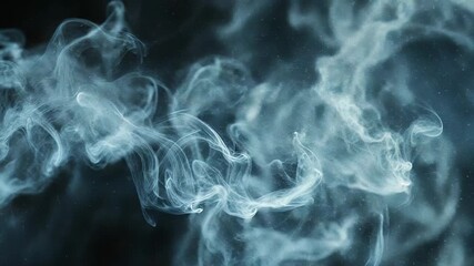 Wall Mural - Abstract smoke creating dynamic wisps and ethereal patterns