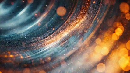 Wall Mural - Abstract glowing particles forming energetic light waves