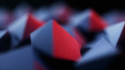 Wall Mural - Abstract geometric crystal surfaces creating modern background design