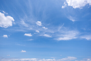 Wall Mural - clear blue sky background,clouds with background.	