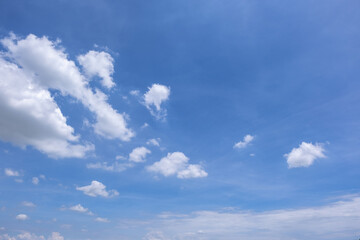 Wall Mural - clear blue sky background,clouds with background.	