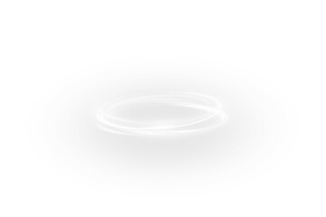 Canvas Print - Futuristic spiral light trail with shining glow, vibrant sparkles, and transparent PNG background. Perfect for abstract motion, fantasy, and bright decorative design.