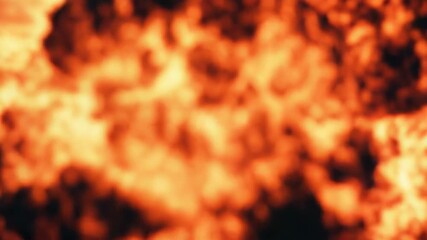 Wall Mural - Massive fire explosion creating dangerous smoke and sparks