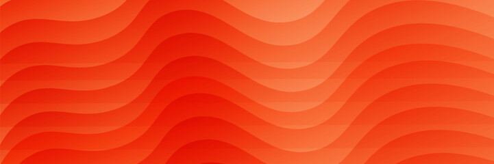 Canvas Print - Vector orange line background curve element with white space for text and message design, overlapping layers, vector
