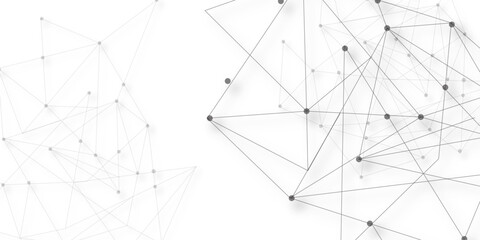 Abstract of simple gray line triangle pattern geometric background. Seamless geometric polygonal repeatable pattern swatch background, Trendy design vector background for web backdrop orpaper print.