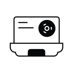 Wall Mural - Software icon with white background vector stock illustration