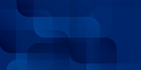 Wall Mural - Abstract blue background with glowing geometric lines. gradient light shiny
