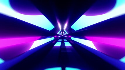 Wall Mural - This stock motion graphic shows a high-speed tunnel.