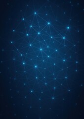 Wall Mural - Abstract digital network connections