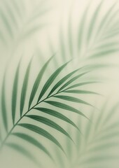 Wall Mural - Elegant palm leaf design