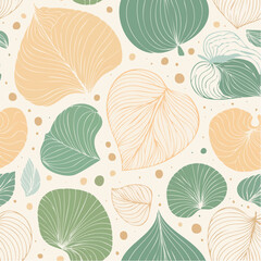 Naklejka na meble Seamless Organic Minimal Vector Tile Pattern