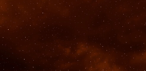 Wall Mural - Stars in the night. Dark brown galaxy space background. Starry night sky. New Year, Christmas and Celebration backgrounds concepts.