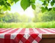 © MdSakib - Classic Red and White Checkered Tablecloth for Picnic and Dining Decor