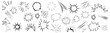 © MR.AK - Line speed cartoon effect, boom explosive motion line element set. Comic boom burst, explosive smoke, line speed cartoon vector icon.