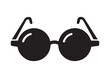 © Bismillah - Round glasses icon, Round glasses solid vector