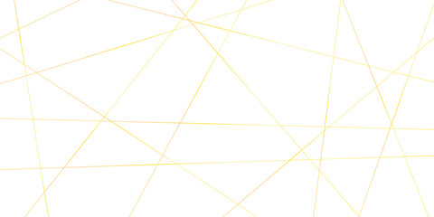 Luxury banner golden geometric lines overlap design. Golden Seamless random chaotic lines on transparent background.	