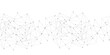 © Husni - Technology abstract white digital background of connected dot with black line .many squares and rectangle shapes .Internet connection network high digital technology with connecting points and