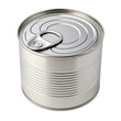 © Habiba Noor  Jannat - Silver metal food can with pull tab isolated on transparent background