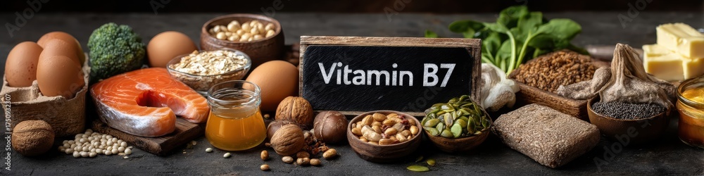 Vitamin B7 (Biotin) Rich Foods: Eggs, Whole Grains, Nuts, Mushrooms ...