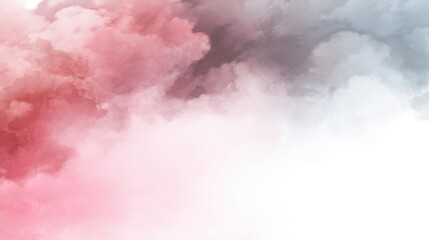 Wall Mural - Soft Abstract Cloudy Background in Shades of Pink and Gray for Creative and Aesthetic Projects, Perfect for Design and Digital Media Use